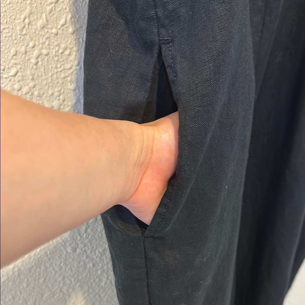 Madewell Black Sleeveless romper - Picture 5 of 10